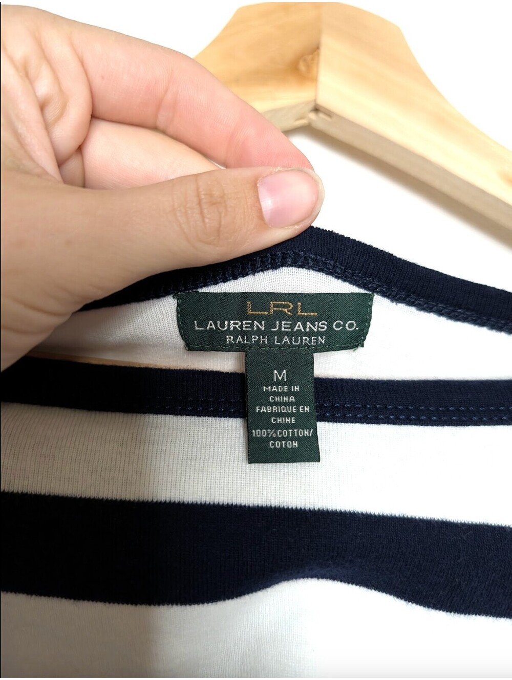 Lauren Ralph Lauren Nautical Stripe Top - Picture 4 of 5
